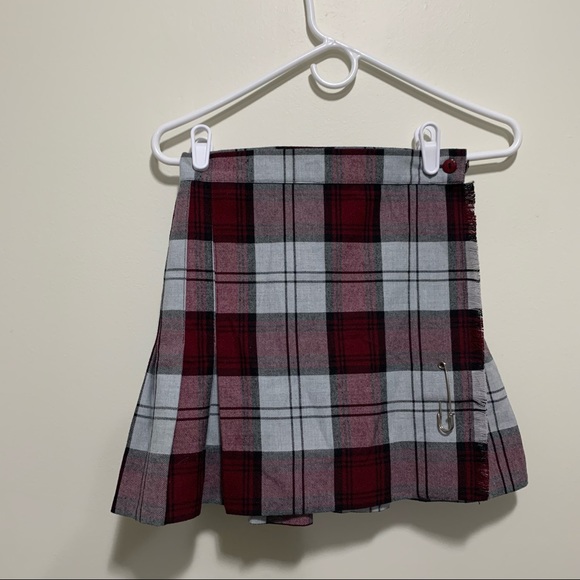 Halpern Canada Made Vintage  Mini  Kilt Y2k Skirt - Picture 2 of 9